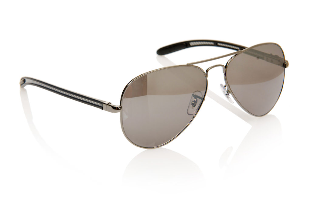Elegant sunglasses isolated on the white